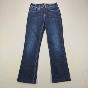 Silver Jeans Co Bootcut Curvy High Rise Dark Wash Denim Womens 4x31 LA94617AF408